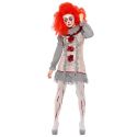 Blutiger Clown-Kostüm Für Damen