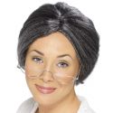 Großeltern Chignon Perücke