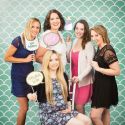 Muschel-Photocall-Hintergrund