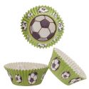 Cupcake-Kapseln Fußball