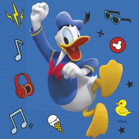 20 Servilletas Mickey Play 33 cm