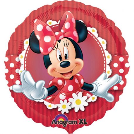 Roter Minnie Ballon