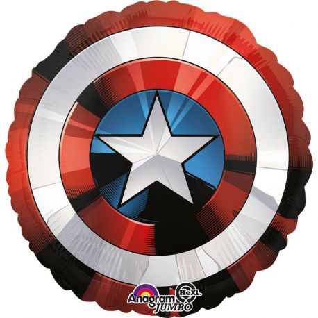 Ballon in Form von Captain Americas Schild Avengers