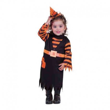 Orangefarbenes Witchy Patch-Kostüm Für Kinder