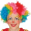 Clown Multicolour Locken Kinder Perücke