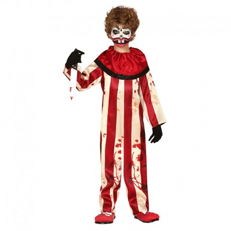 Gestreiftes Clownkostüm Für Kinder