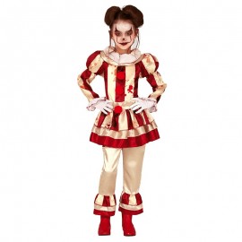 Gestreiftes Clownkostüm Für Kinder