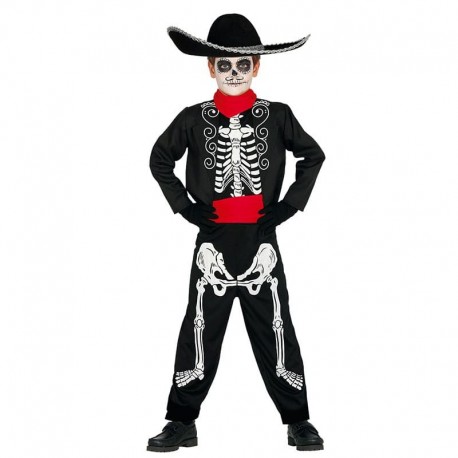 Mariachi-Skelettkostüm Für Kinder