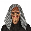 Hexenmaske mit Kapuze Latex