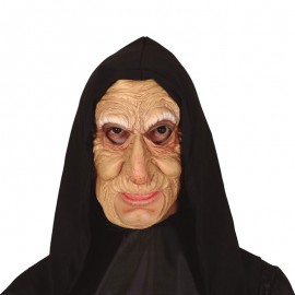 Alte Dame Maske mit Latexhaube