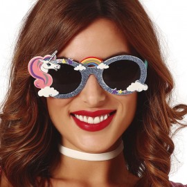 Einhorn Brille mit Glitzer