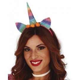 Einhorn-Stirnband Multicolour