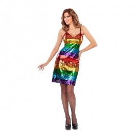 Regenbogenkostüm Mit Hosenträgern