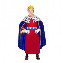 Blaues Zaubererkönig-Kostüm