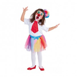 Clown-Mädchenkostüm Für Kinder
