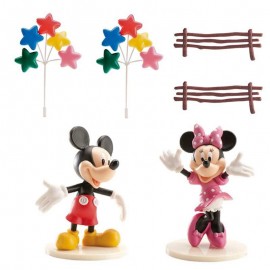 Mickey & Minnie Dekorationsset für Kuchen