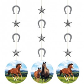 Hängedekorationen Pferd und Pony