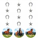 Hängedekorationen Pferd und Pony