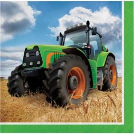 Papier Traktor Servietten