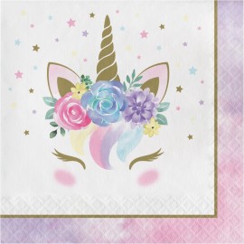 Einhorn Baby Servietten