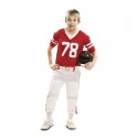 Rotes Rugby-Spieler-Kostüm Für Kinder