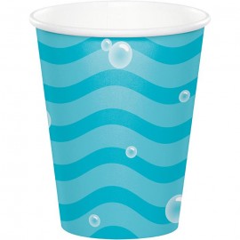 8 Vasos Unicornio Ballena 266 ml