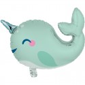 Einhorn-Wal Ballon zum Geburtstag