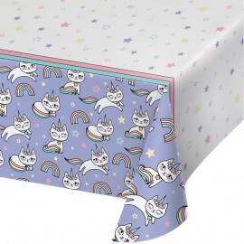 Einhorn-Kätzchen Tischdecke