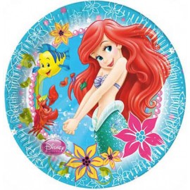 8 Platos de La Sirenita Ariel 8 Platos de La Sirenita Ariel