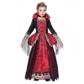 Deluxe Vampirkönigin-Kostüm Für Mädchen