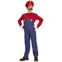 Klempner-Mario-Kostüm Für Jungen