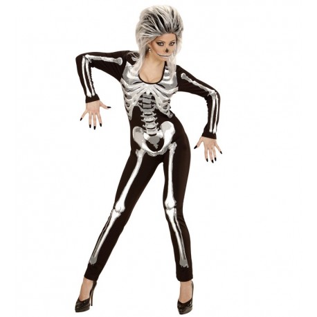 Skelegirl Skelettkostüm Für Damen