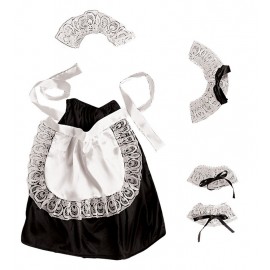 Dienstmädchen Kostüm Set
