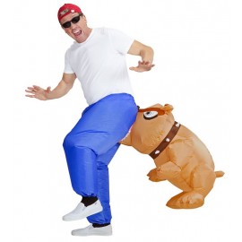 Aufblasbares Bulldoggenkostüm Mit Beatmungsgerät