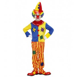 Patchwork-Clownkostüm Für Kinder