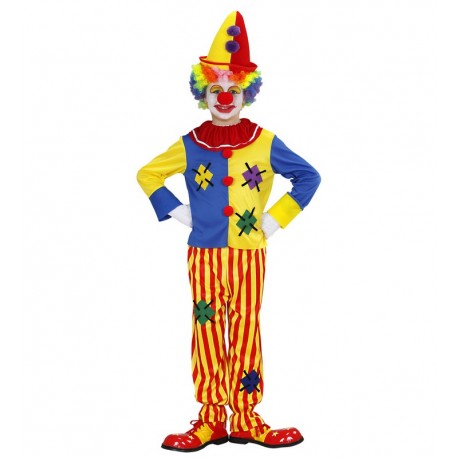 Patchwork-Clownkostüm Für Kinder