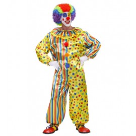 Mehrfarbiges Clownkostüm Für Erwachsene