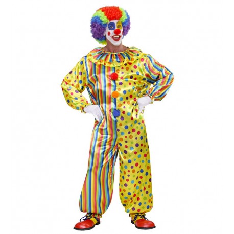 Mehrfarbiges Clownkostüm Für Erwachsene