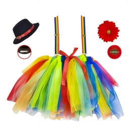 Kinderclownkostüm Mit Tutu