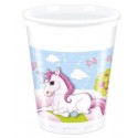 Magisches Einhorn Plastik Becher
