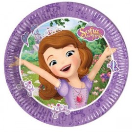 8 Platos Princesa Sofía 20 cm