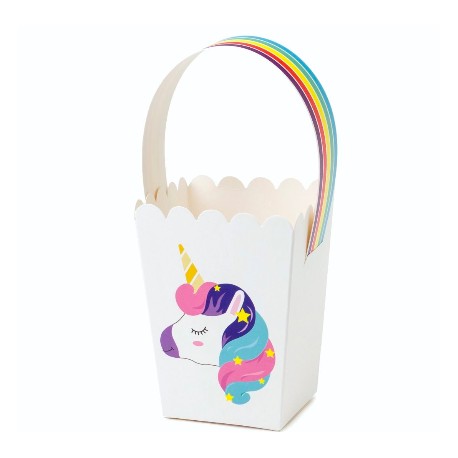 Cesta De Papel Unicornio 8 x 17,5 x 8 cm