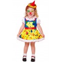 Clown-Mädchenkostüm Mit Minihut