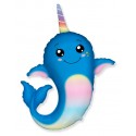 Ballon in Form Einhorn-Wal