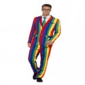 Mehrfarbiges Regenbogen-Umschlagkostüm