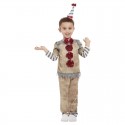 Graues Vintage-Clownkostüm Für Kleinkinder