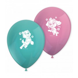 8 Globos Skye de Látex 28 cm