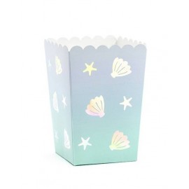 Irisierende Meerjungfrau-Popcorn-Boxen