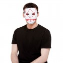 Purge Maske mit Kreuzen Neon Weiß