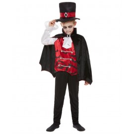 Schwarzes Vampirkostüm Für Kinder